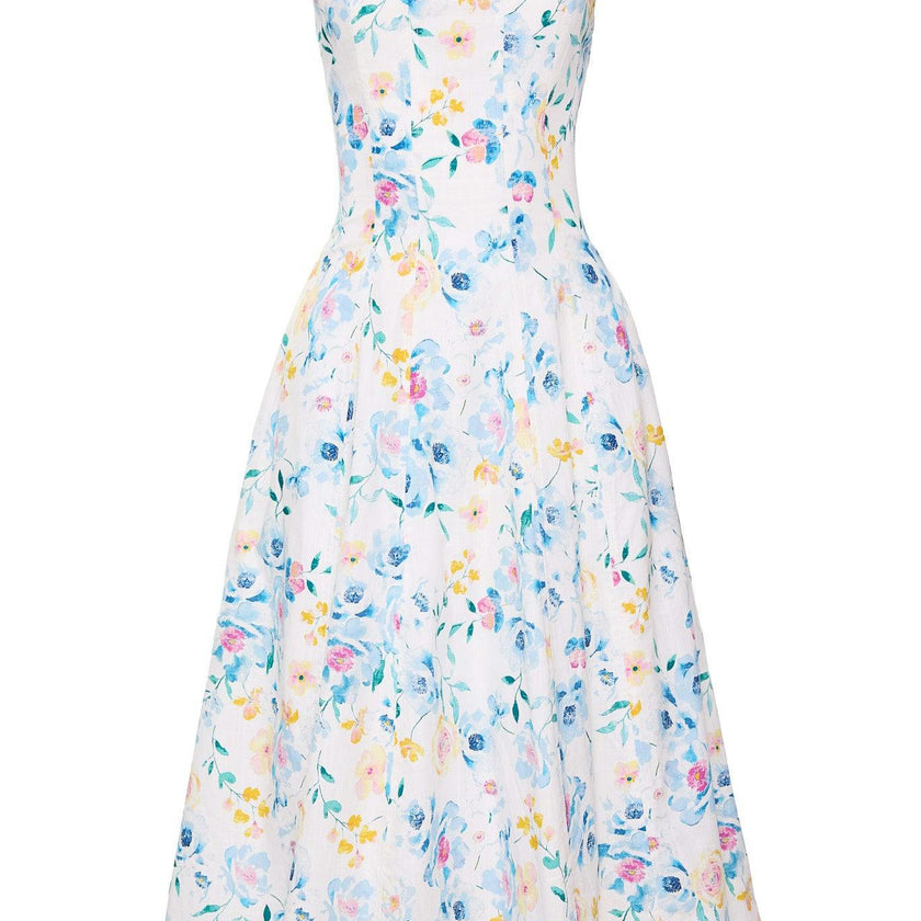 Petal Dress in Blue Bouquet