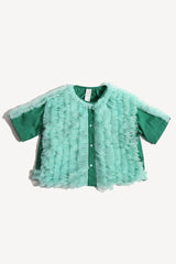 TOULA TIERED RUFFLE BLOUSE