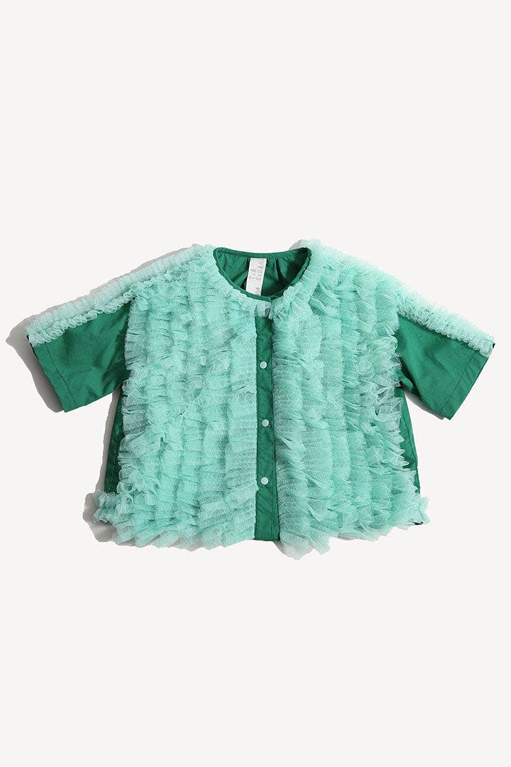 TOULA TIERED RUFFLE BLOUSE