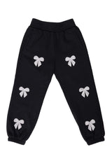 Mini Micah Jogger Sweatpants in Black