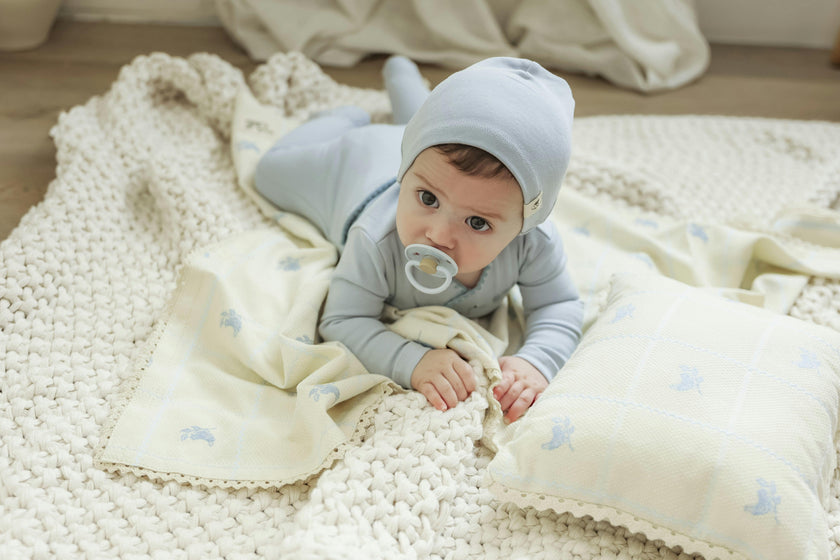 Knit Blanket & Pillow Set