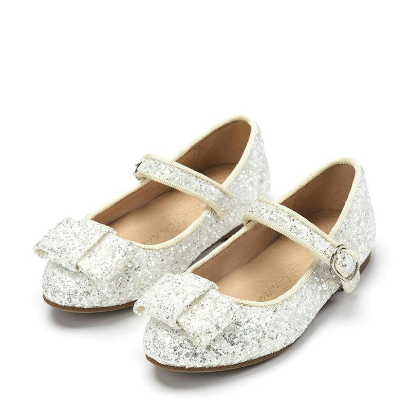 Ellen Glitter White