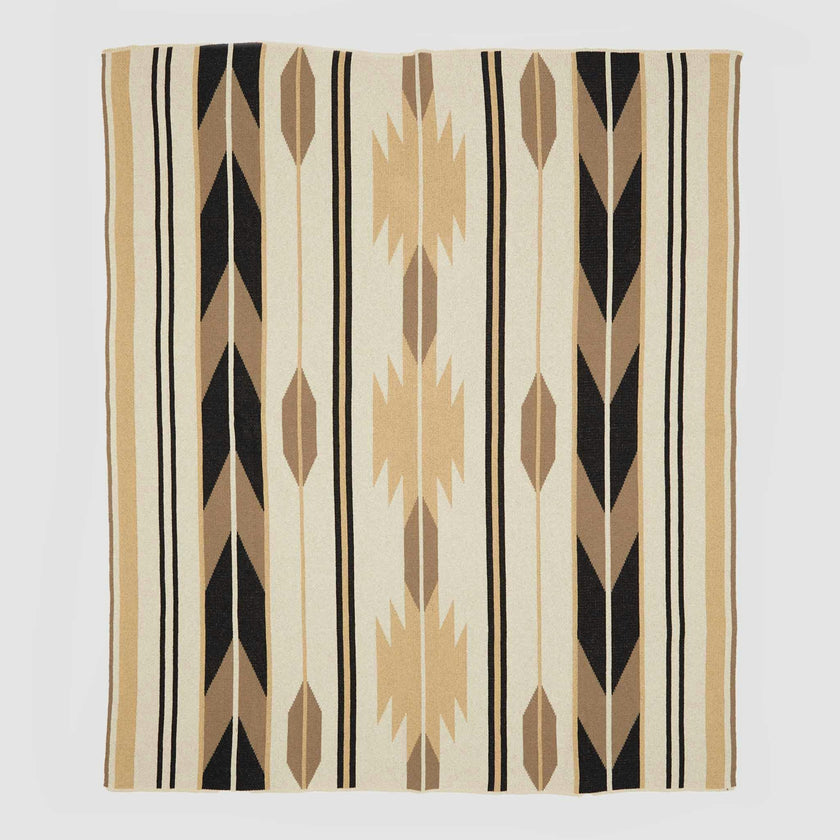 Cotton Sustainable Knit Throw Blanket | Star Gaze