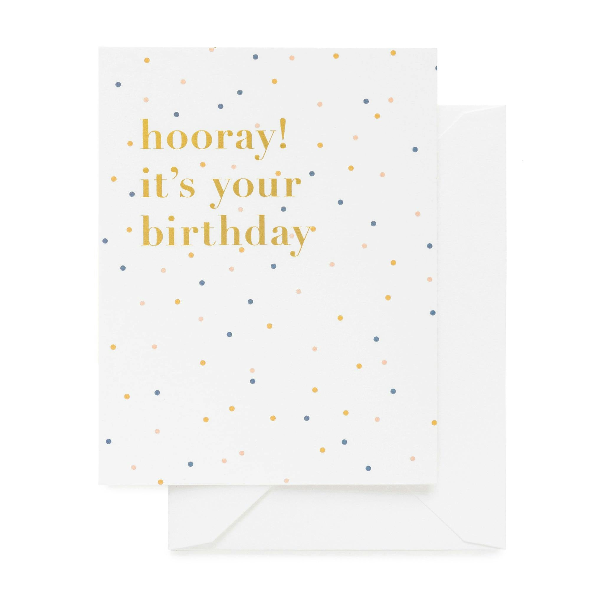 Hooray! It's Your Birthday Card