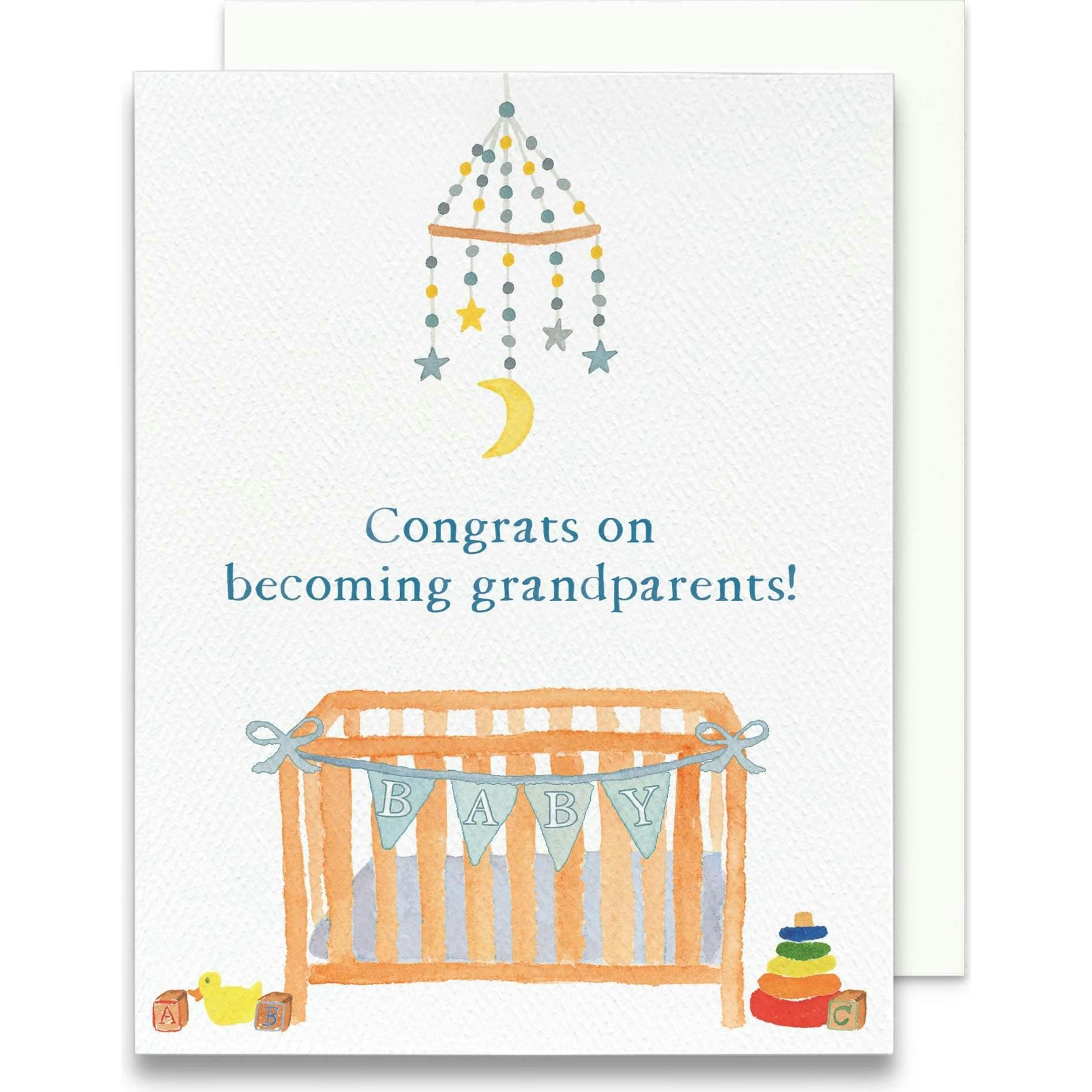 Congrats on Becoming Grandparents Greeting Card