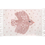Hand-Woven Braided Tassel Rectangular Rug