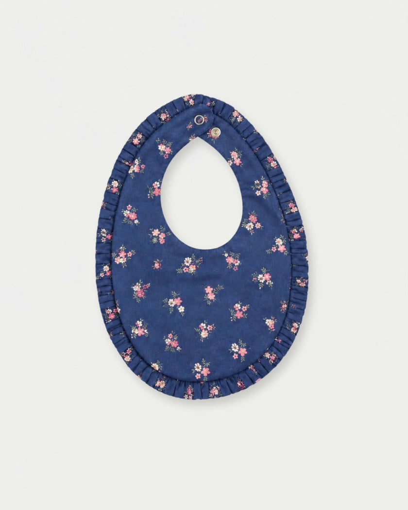 Bib - Ditsy Bouquet Navy