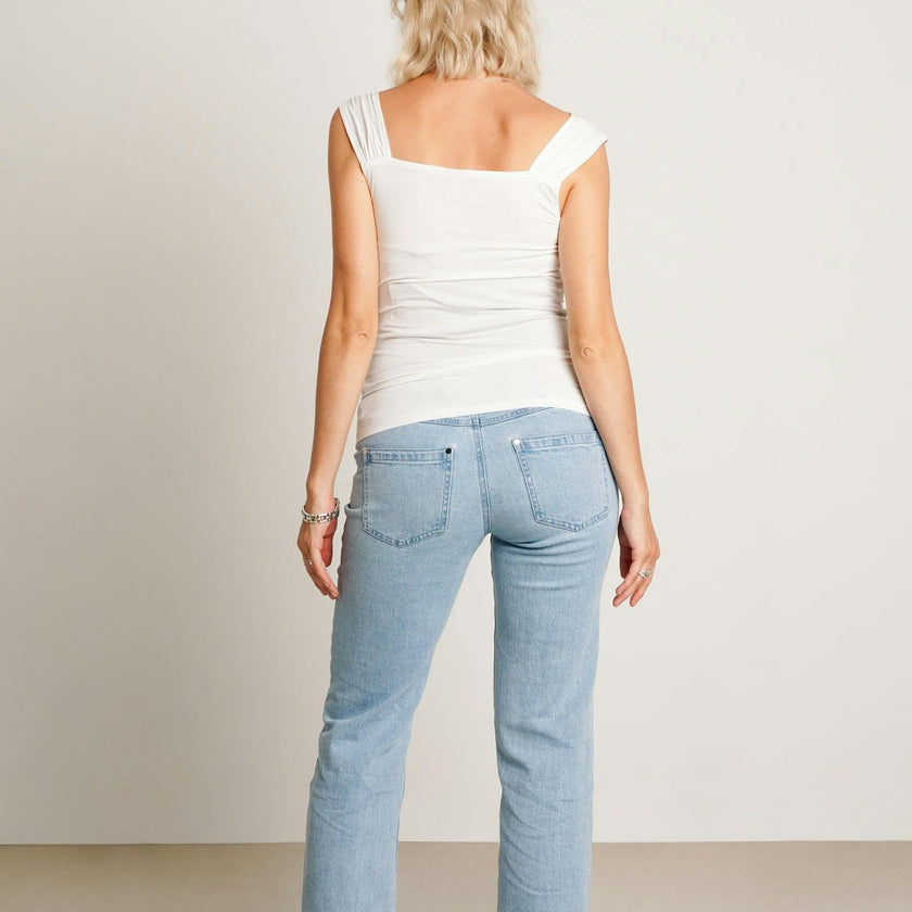 Hailey Maternity Straight Leg Jeans