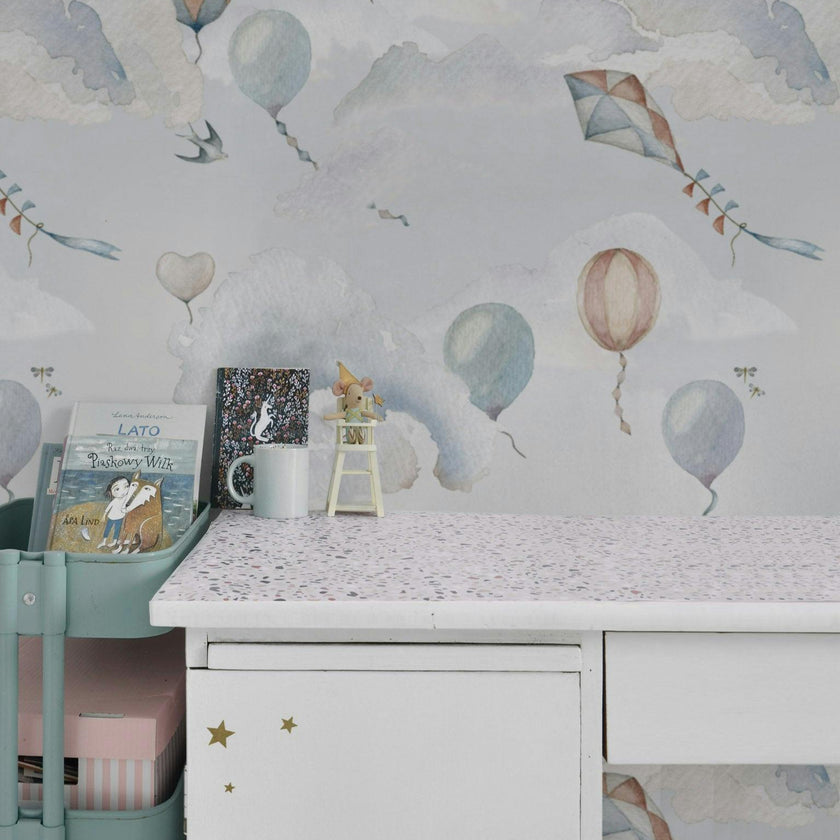 Balloons Fairytale Wallpaper