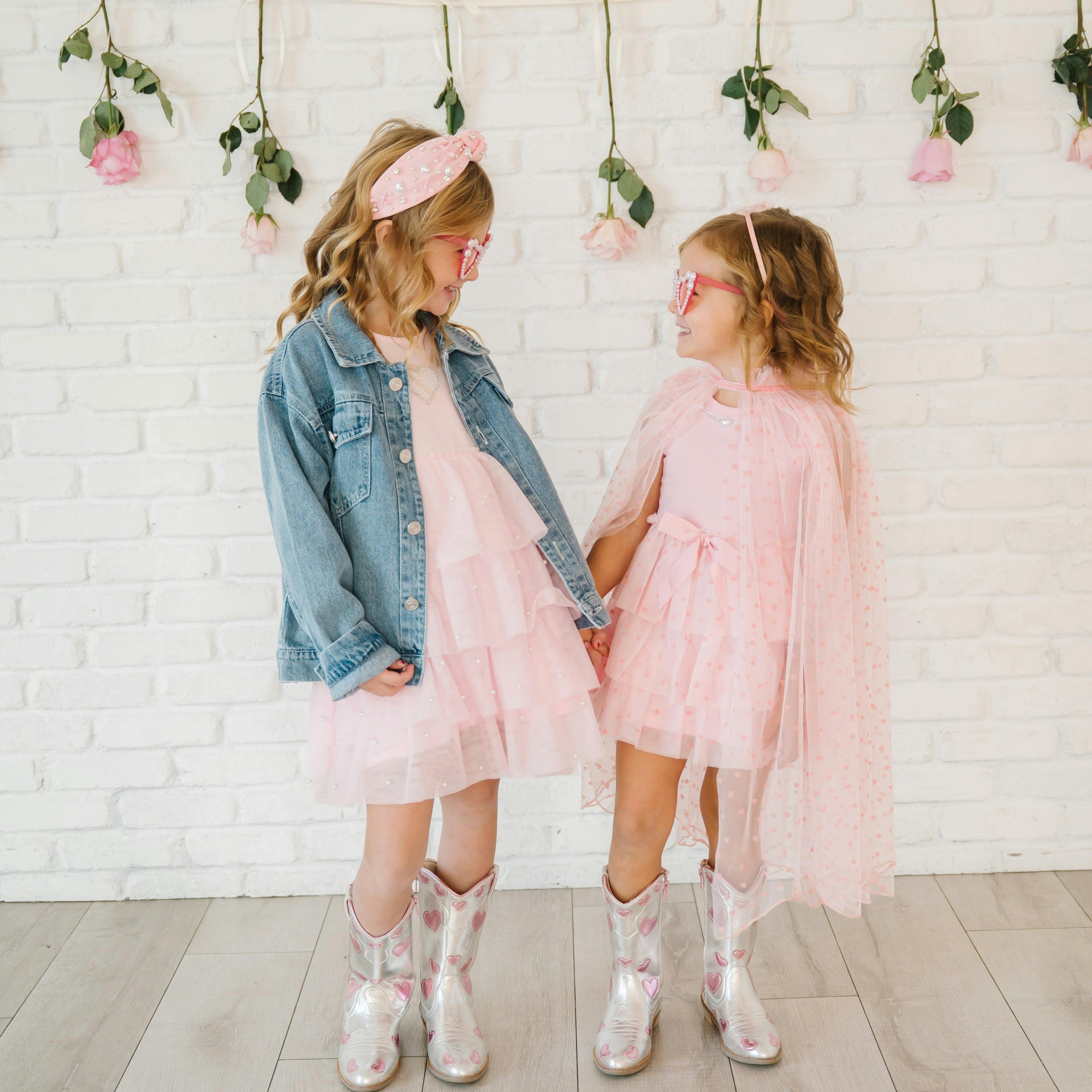 Flocked Heart Cape