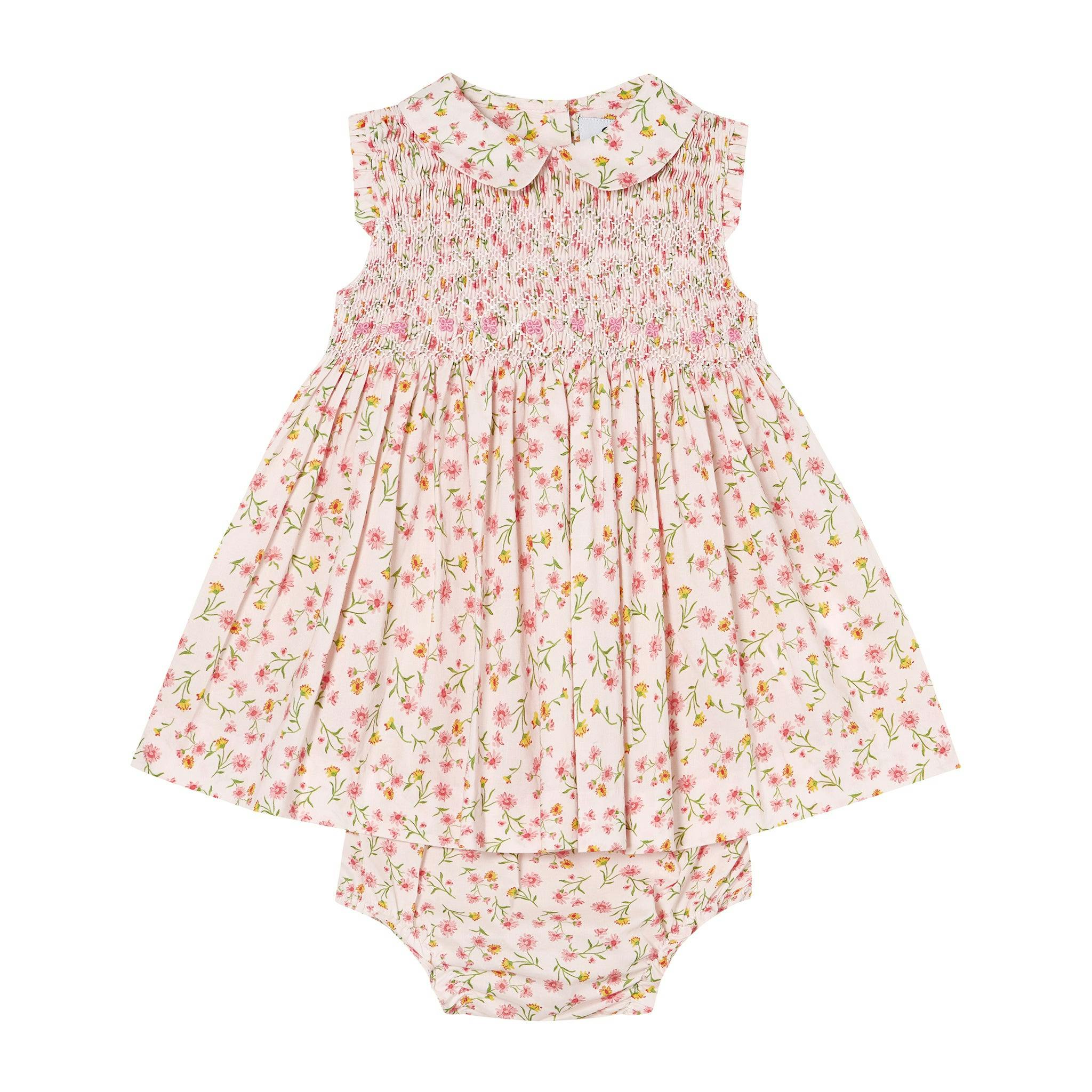 Hand-Smocked Baby Dress - Lottie