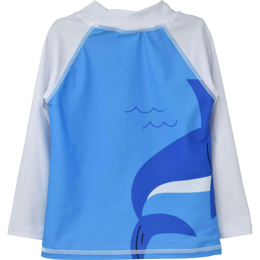 UPF 50+ Graphic Rash Guard Swim Top