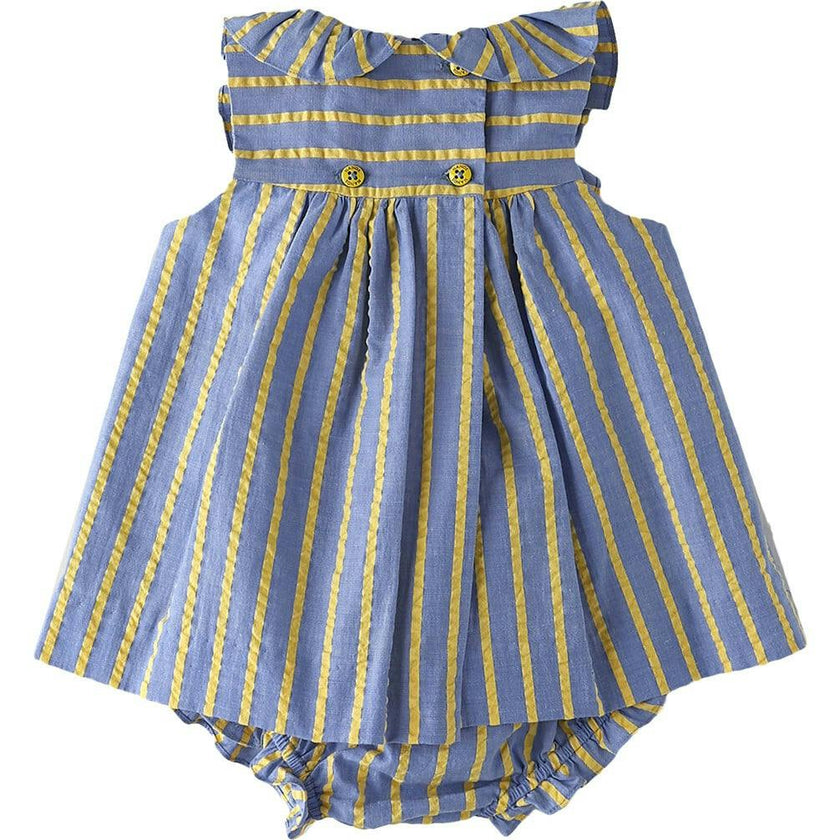 Ruffle Sleeveless Baby Dress Set