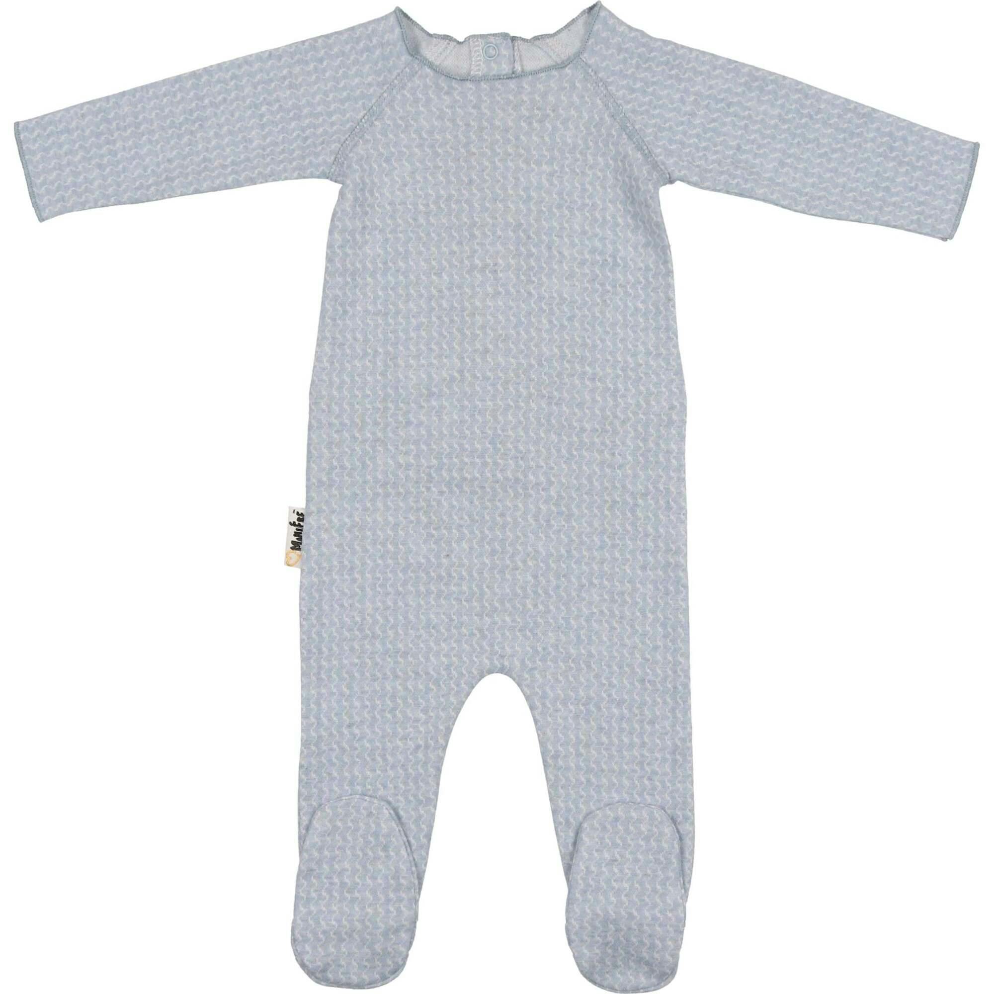 Wave Stripe Footie