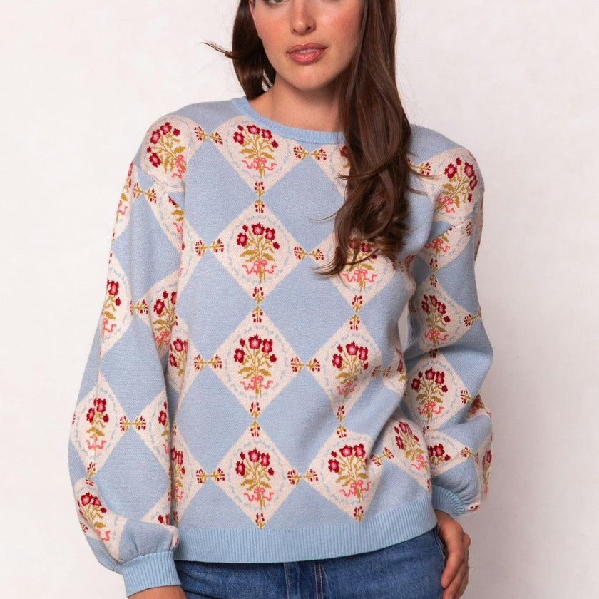 Vivienne Sweater in Mosaic Bloom