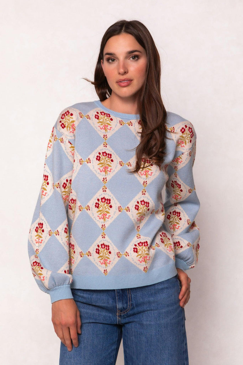 Vivienne Sweater in Mosaic Bloom