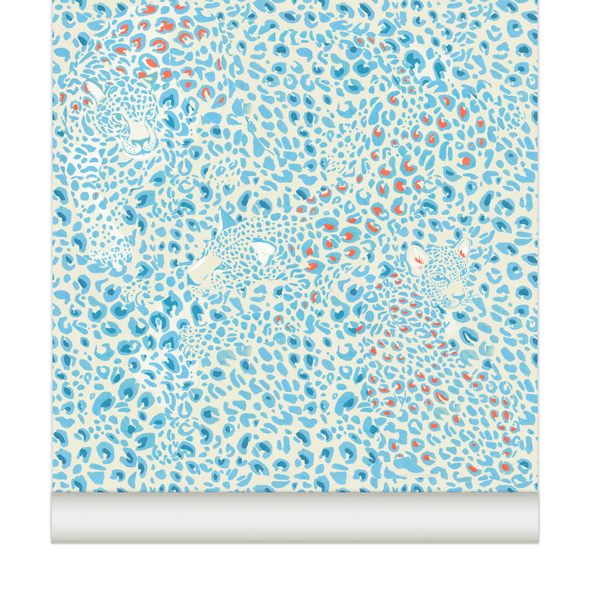 Papier peint CHEETAH coloris Ice