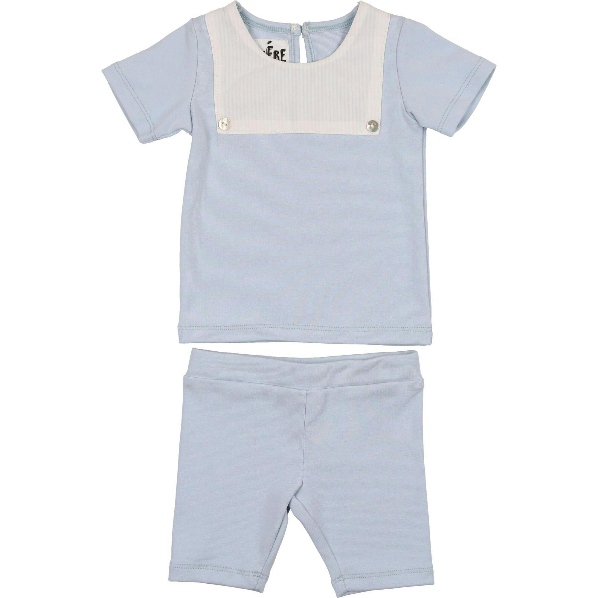 Poplin Bib Top & Short Set