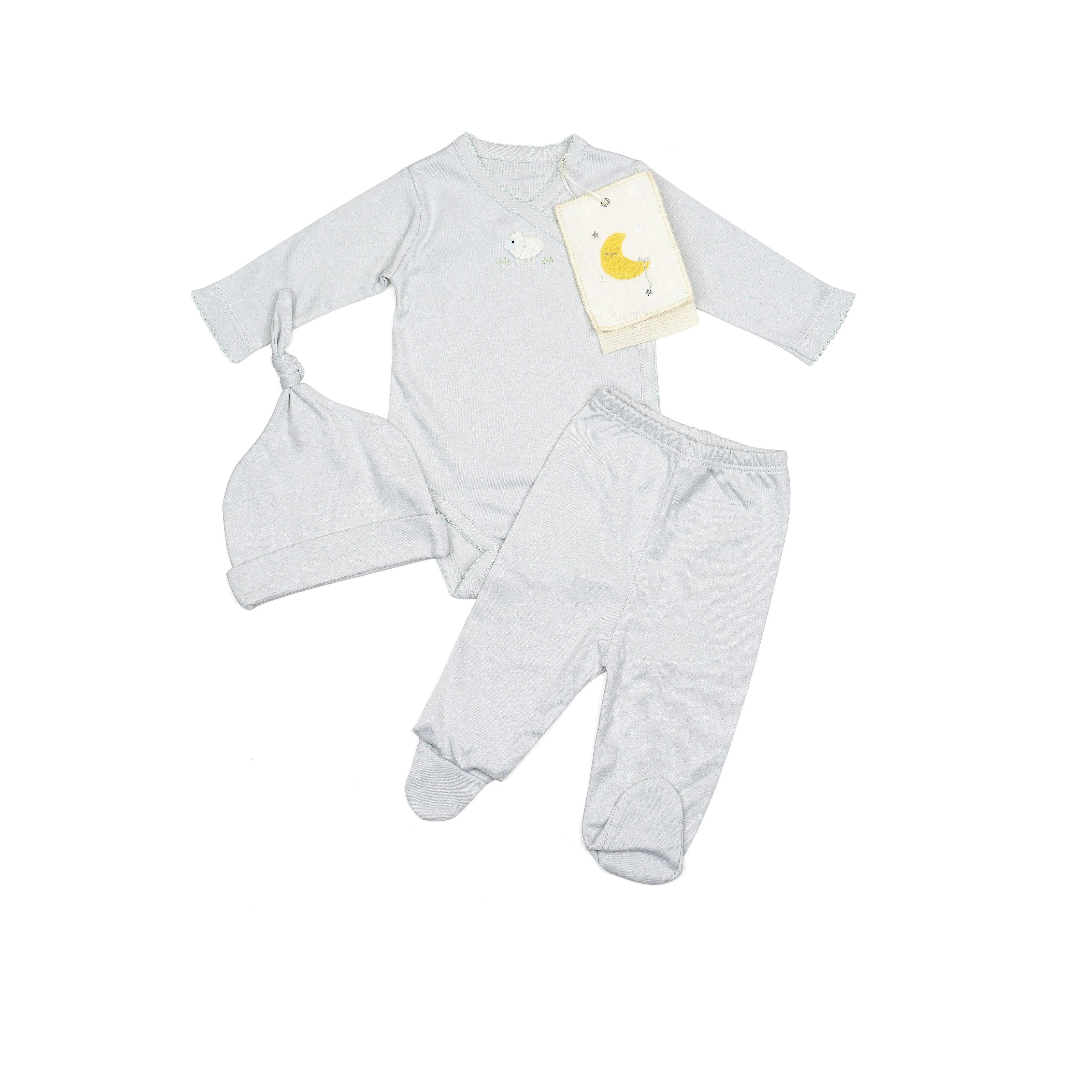 Embroidered Three Piece Set