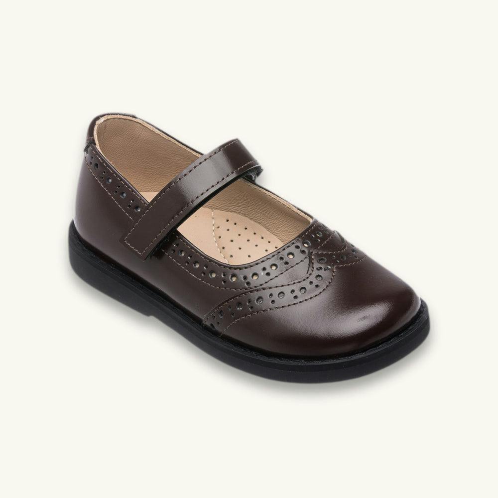 Scholar Spectator Mary Jane | Brown Leather