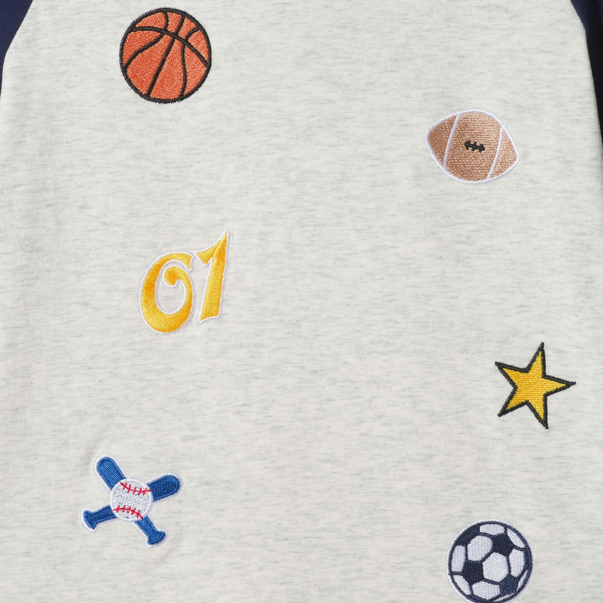 Boys Graphic Hooded Tee | Sports All-Star - Navy