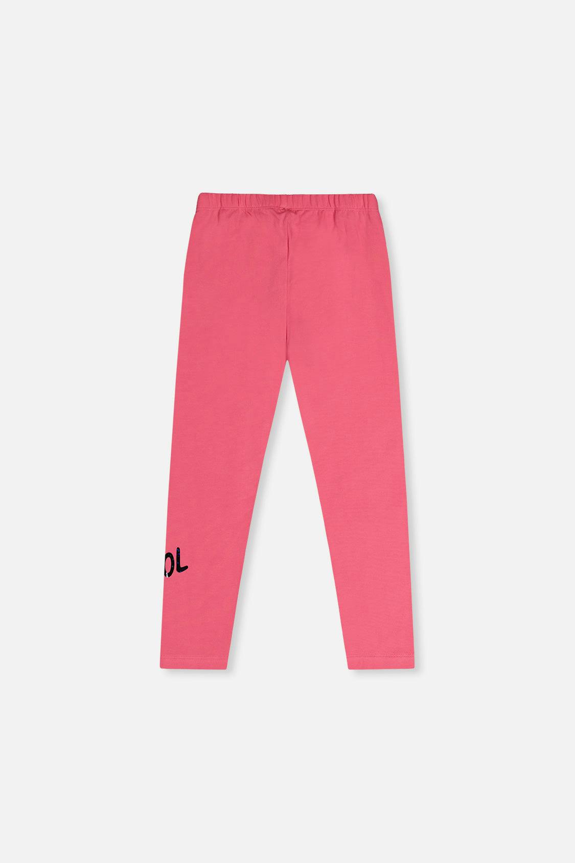 Organic Cotton Leggings Pink