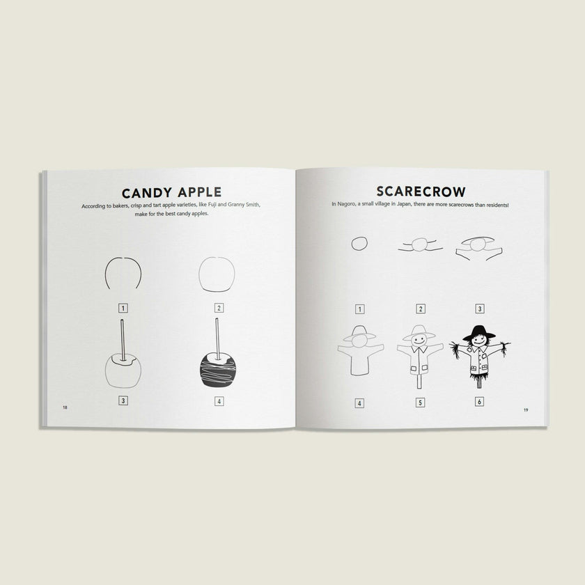 Fall Things: How to Draw Books for Kids