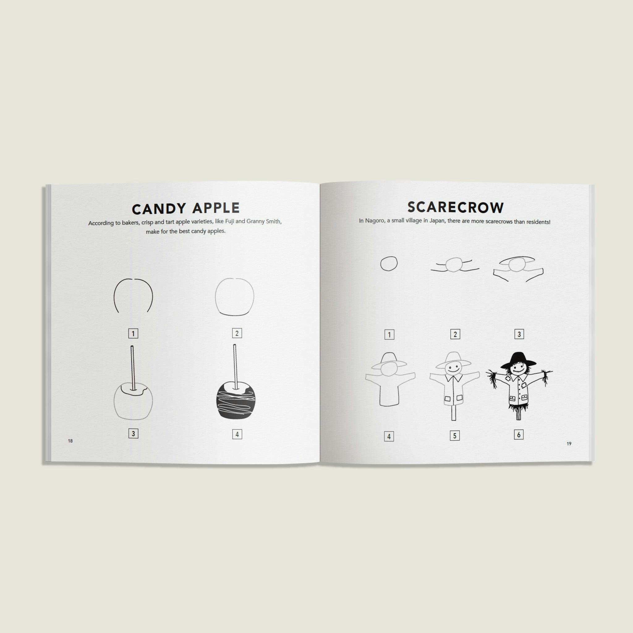 Fall Things: How to Draw Books for Kids