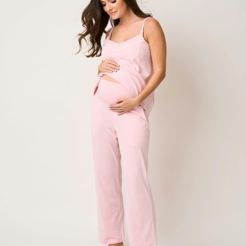 The Basics Maternity Set in Pink
