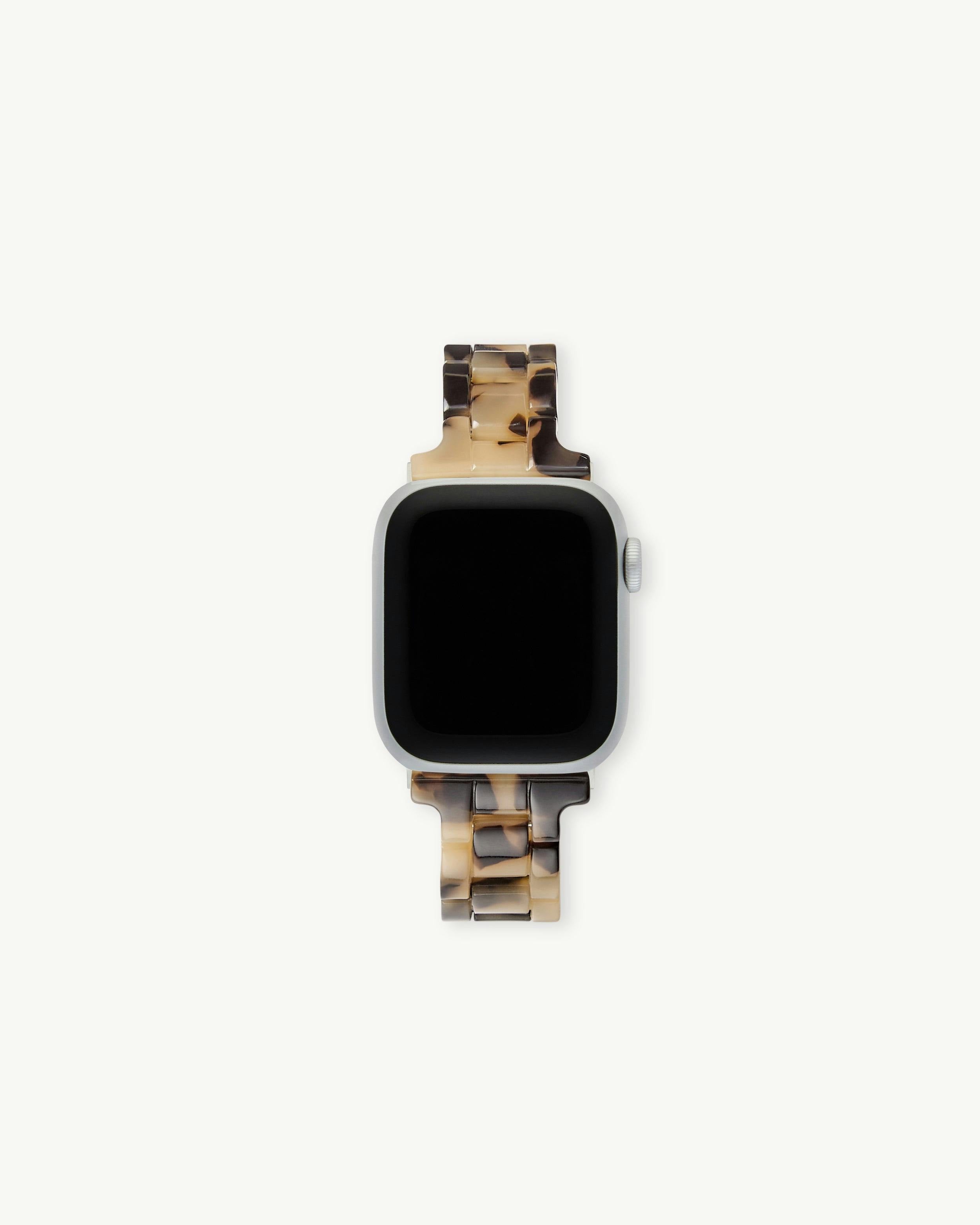 Skinny Apple Watch Band in Blonde Tortoise