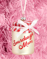 Sourdough Mom Ornament - glass ornament