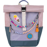 Ari+ Rolltop Backpack Set | Bag Charms