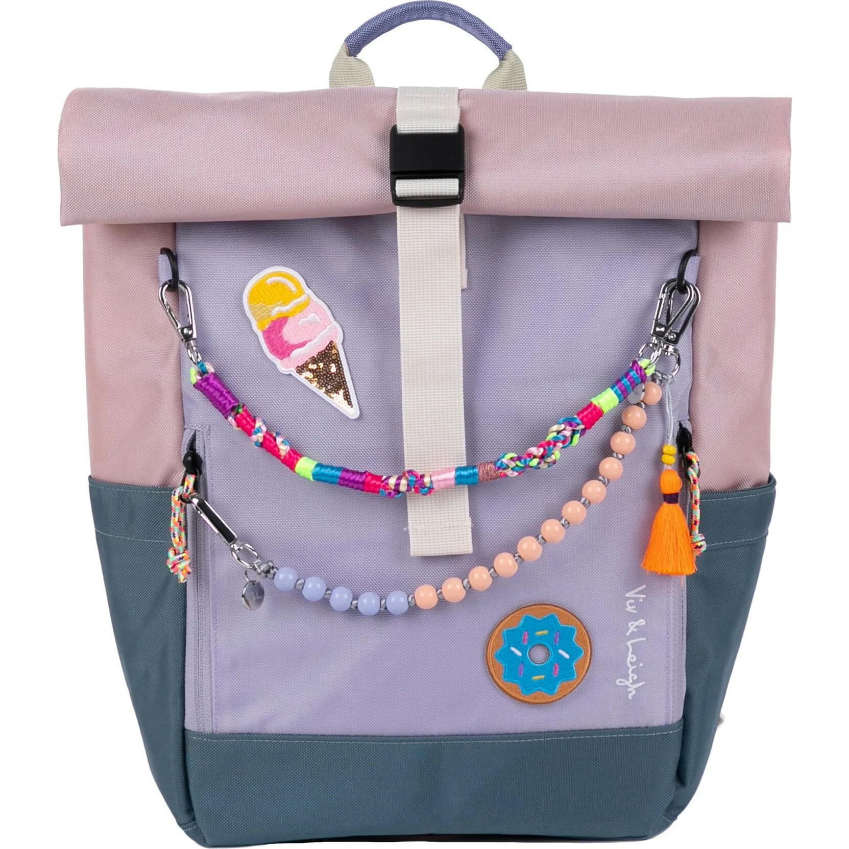 Ari+ Rolltop Backpack Set | Bag Charms