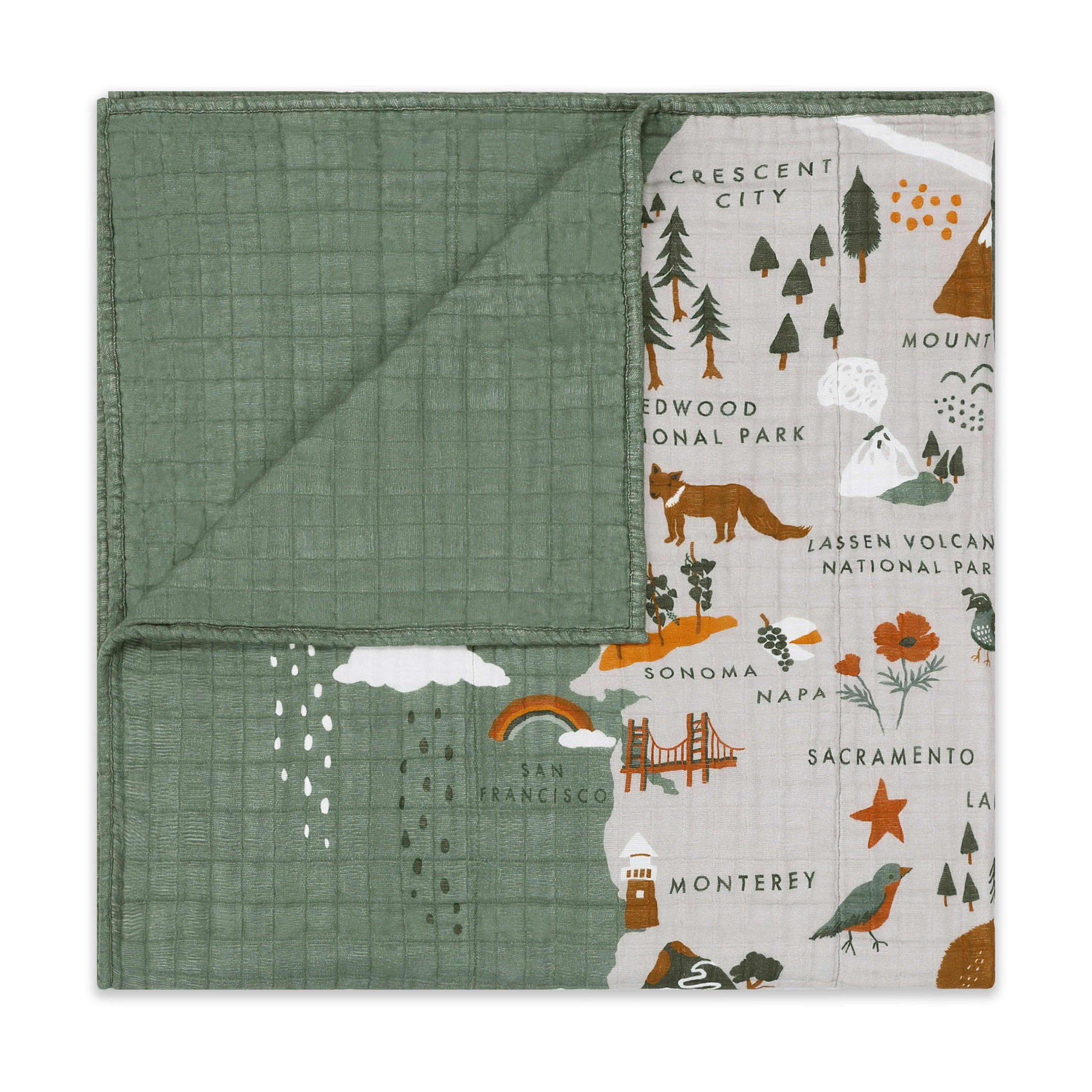 Babyletto Quilt in 3-Layer GOTS Certified Organic Muslin Cotton
