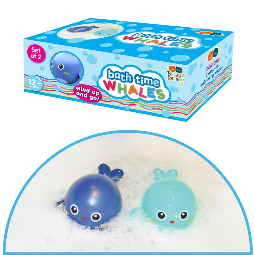 Bath Time: Wind-Up Whales