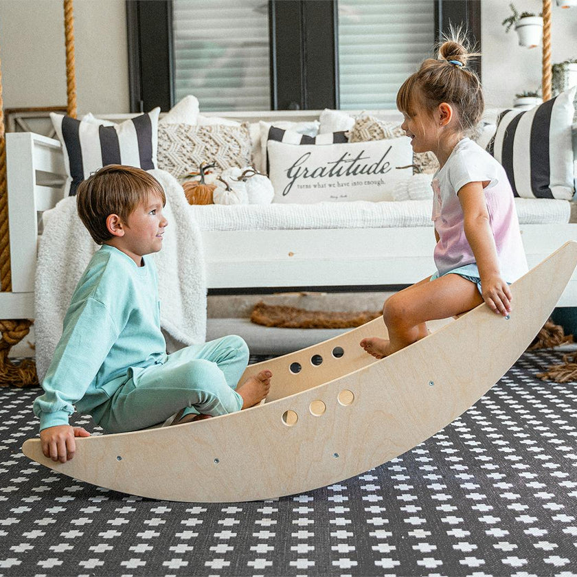 Rowan - 2-in-1 Rocking Boat & Climbing Bridge