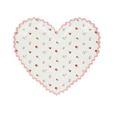 Vintage Rose Heart Plates