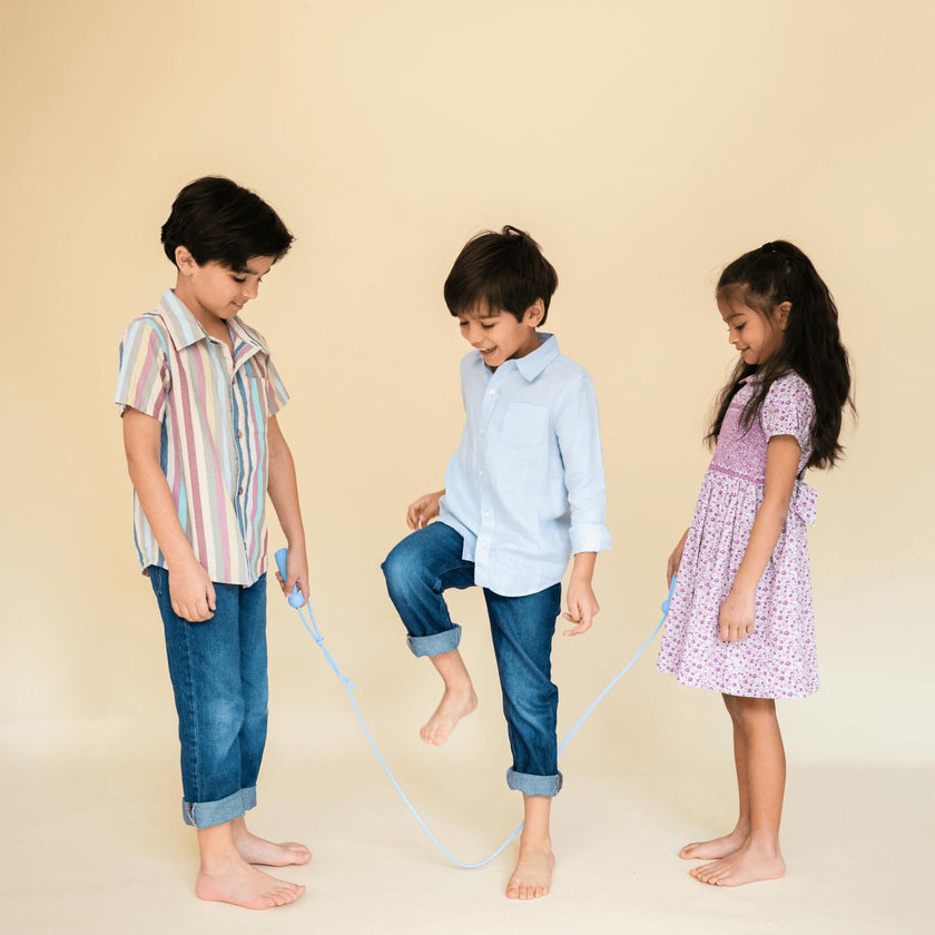 Camp Explorer Blue Silicone Jumprope