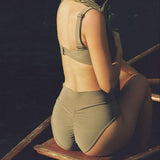 Added Coverage High Rise Bikini Bottom
