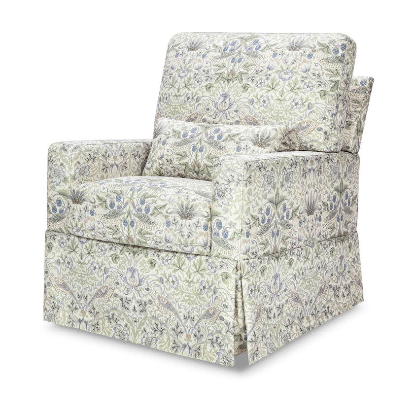 Namesake Morris & Co. x Namesake Crawford Pillowback Comfort Swivel Glider
