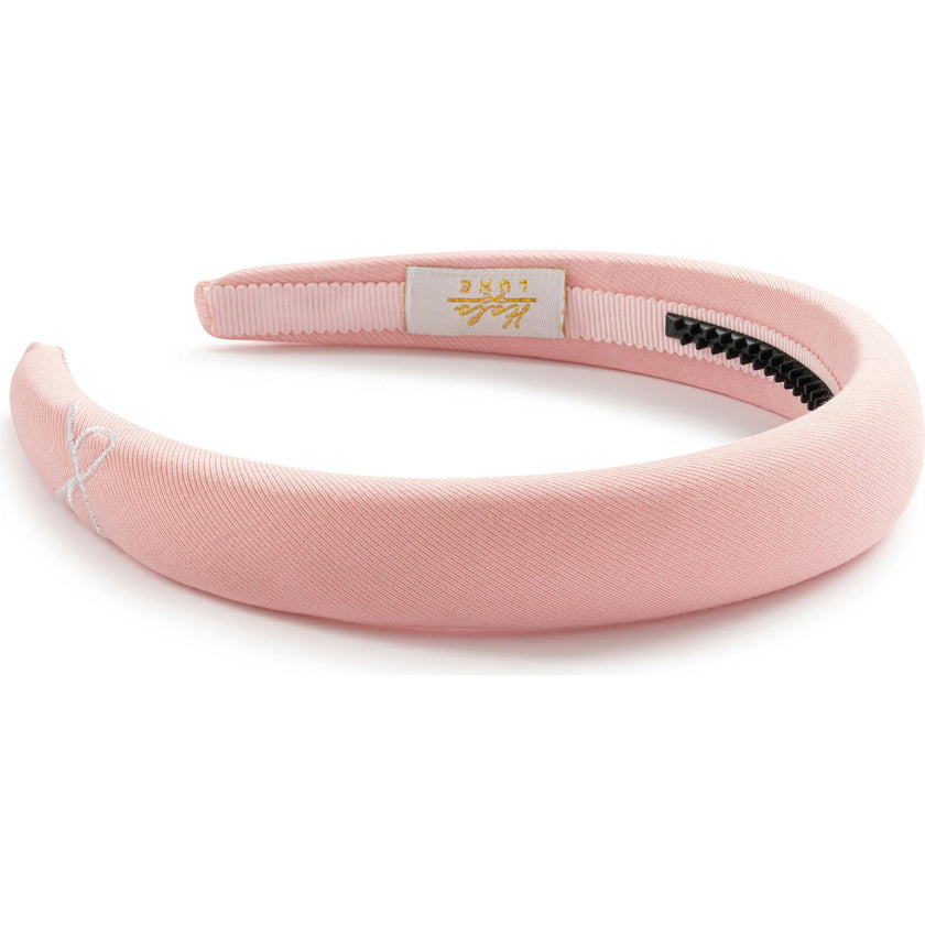 Marshmallow Signature Bow Logo Padded Headband