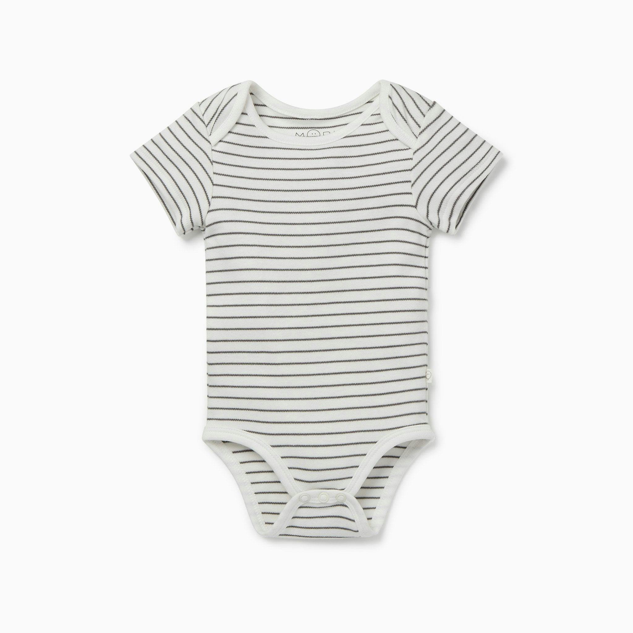 Short Sleeve Bodysuit - White
