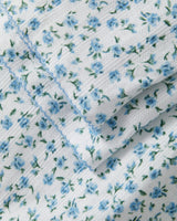 Women's Pointelle Pant in Blue Floral