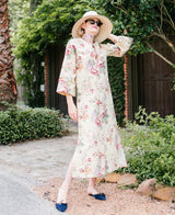 Wildflower Sun Hat (PreOrder Shipping June 15th) - Red Wide & Short Grosgrain Ribbon