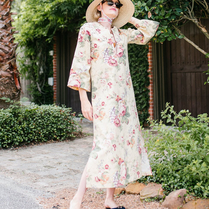 Wildflower Sun Hat - Antique Eyelet Scallop Lace Wide & Short Ribbon