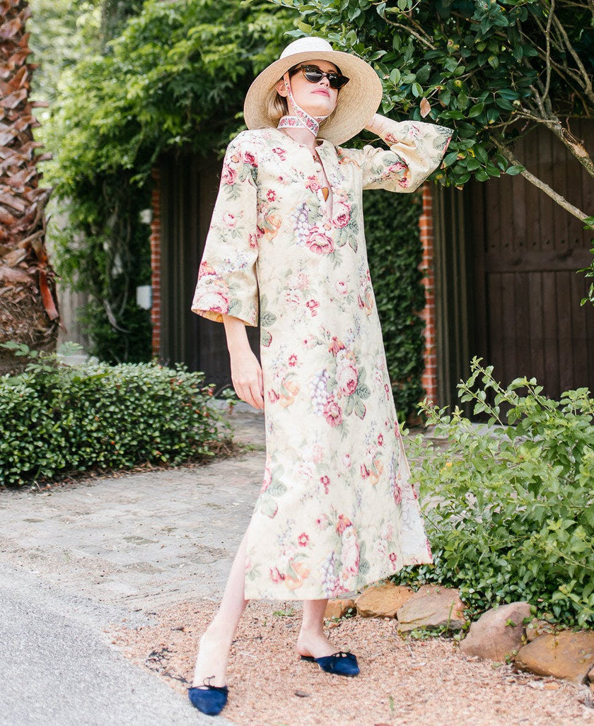 Wildflower Sun Hat - (Preorder Shipping June 15) Antique Eyelet Scallop Lace Wide & Short Ribbon