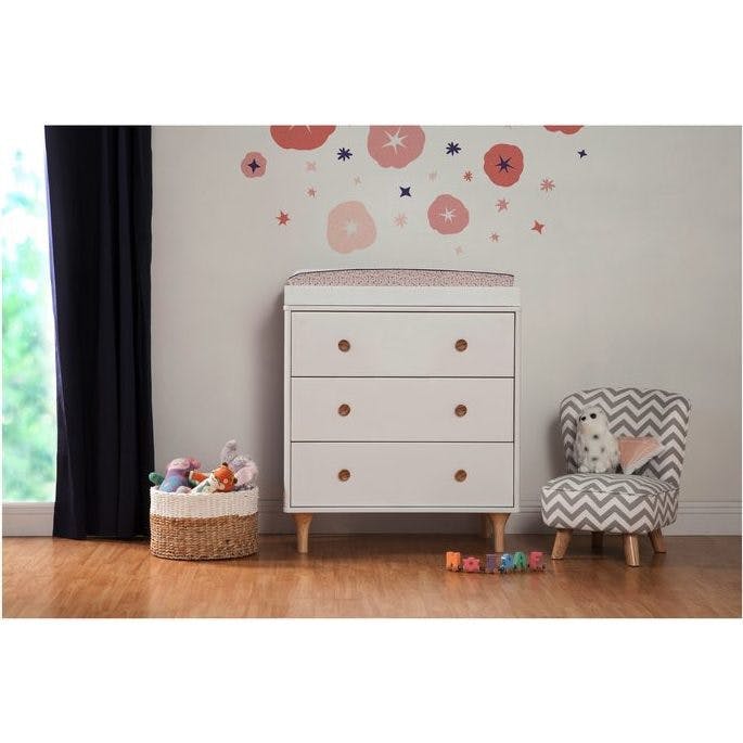Lolly 3-Drawer Changer Dresser with Removable Changing Tray