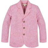 Linen Suit Jacket, Pink