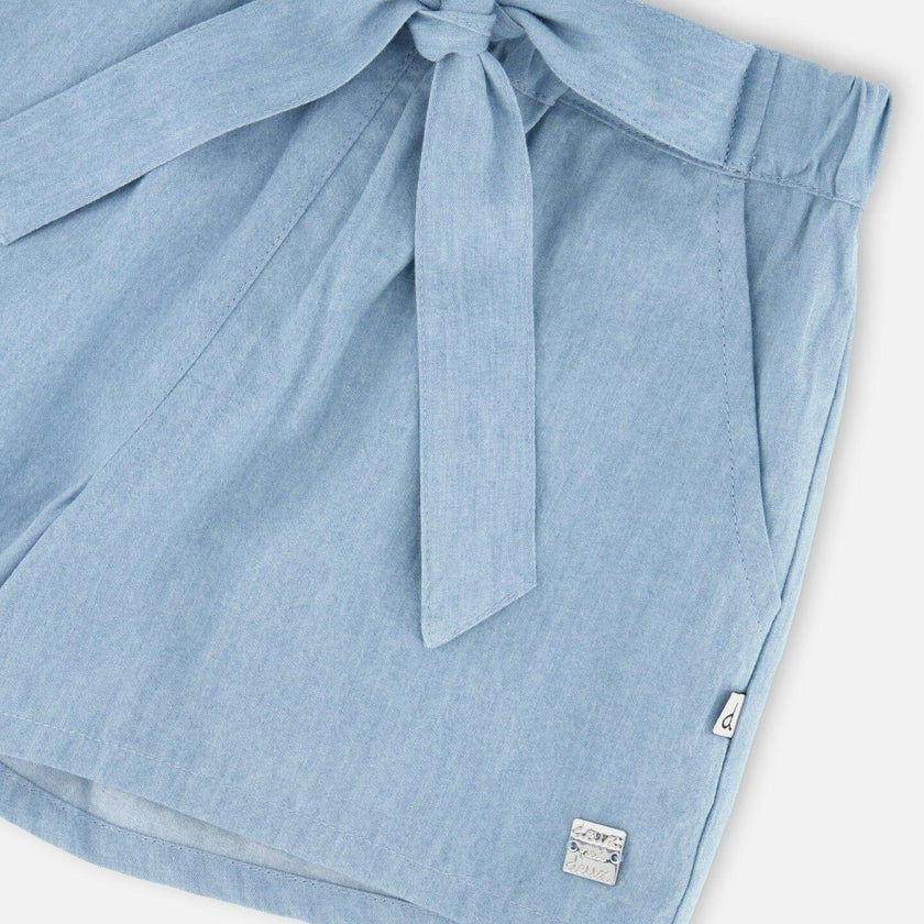 Chambray Shorts