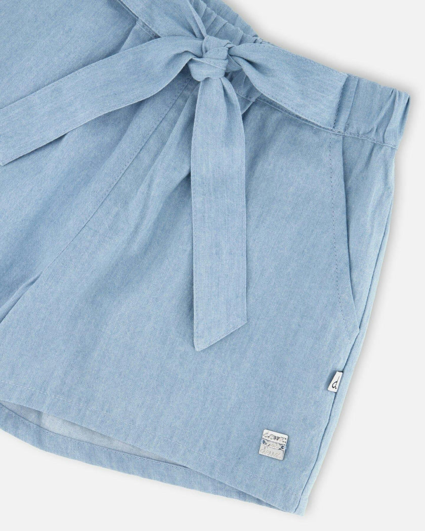 Chambray Shorts